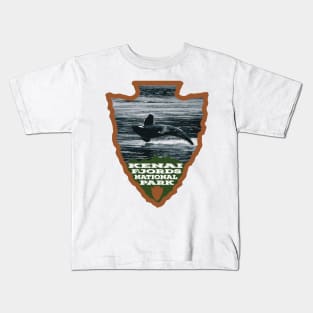 Kenai Fjords National Park arrowhead Kids T-Shirt